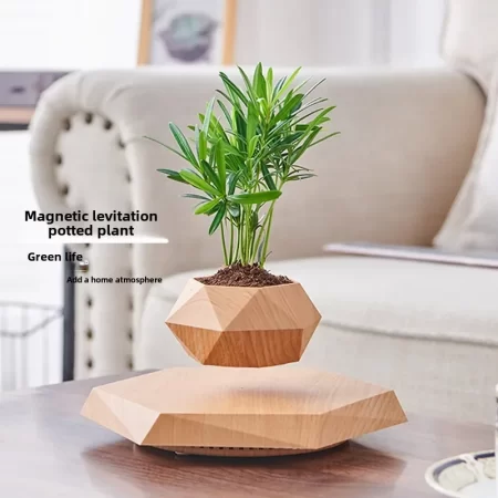 Maglev ornament living room light luxury high-end green plants indoor potted plants simulation small desktop