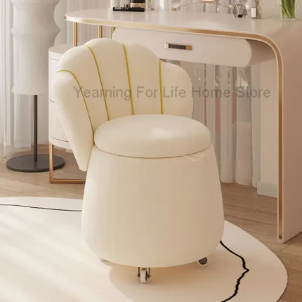Toddlers Wheels Stool Decoration Modern Bathroom Dresser Gamer Stool Living Room Hallway Storage Tabouret Muebles Home Furniture
